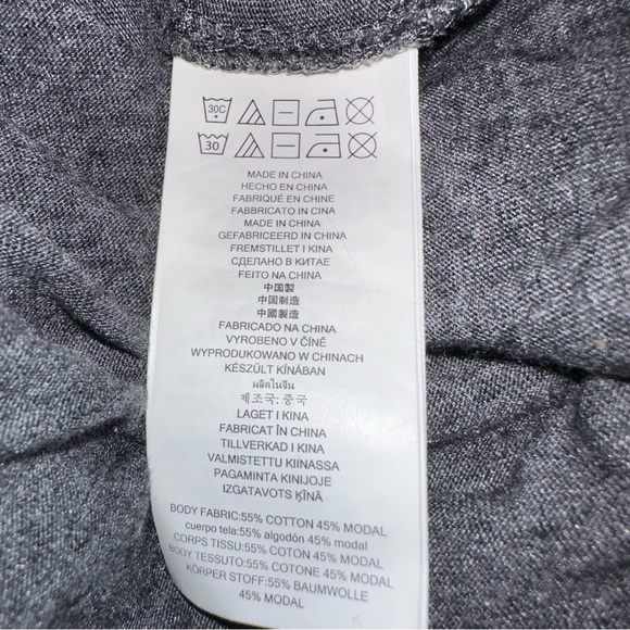 Michael Kors Grey Long Bell Sleeve Bead Embellished Shirt Size Large - Picture 6 of 6